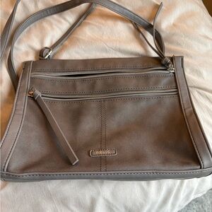 Relic Taupe Shoulder Bag